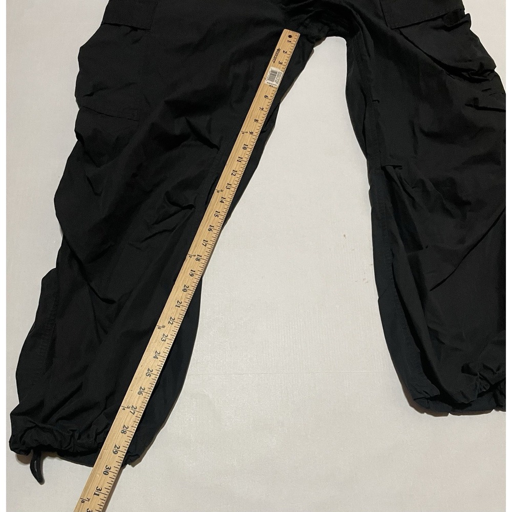 TNA Aritzia Parachute Pants Women's XL Baggy Black Track Windbreaker Joggers - Picture 4 of 7